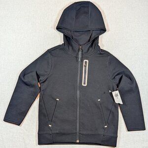 Old Navy Dynamic Fleece Zip Black Hoodie